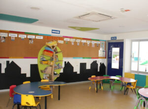 Aula de primaria en Andes Tuxtla